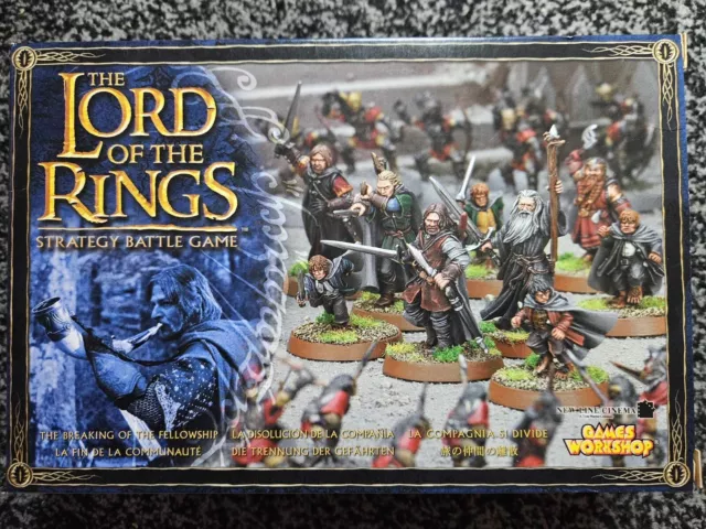 Games Workshop Lord of the Rings  Metal Breaking Of  the Fellowship MESBG