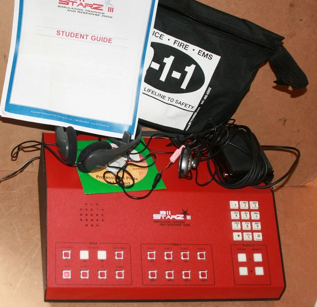 911 Starz III Call Taking Radio Dispatch Simulator Training System Response Zone