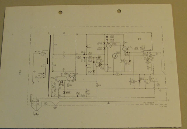 Schaltplan PHILIPS Labornetzteil PE-4818