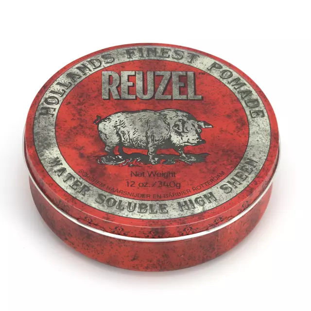 XL Dose Reuzel Pomade Rot (extra groß) 340 ml.     100ml=11,46E