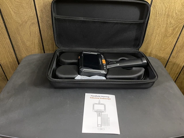 Two-Way Borescope Inspection Camera, SKYEAR 5''IPS HD Endoscope Camera w/ Light