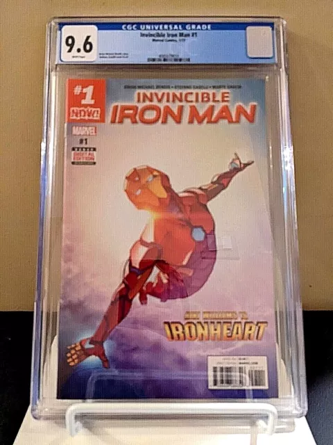 Invincible Iron Man #1 CGC 9.6 1st Cover App of Riri Williams as Ironheart