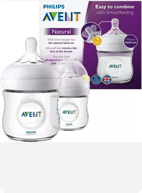 Philips Avent Natural 2. 0 Teat for Newborn 0 Month+ (Set of 2 Units)  SCF041/27