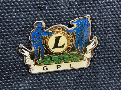 PIN PINS ENAMEL LIONS CLUB PARIS VINCENNES MONTGOLFIERE BALLOON LYS 
