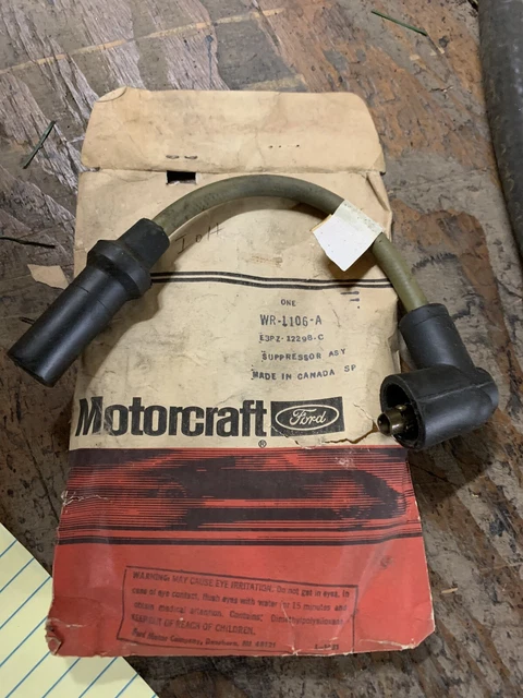 NOS Ford Ignition Coil Wire Assembly E3PZ-12298-C WR-1106-A Motorcraft