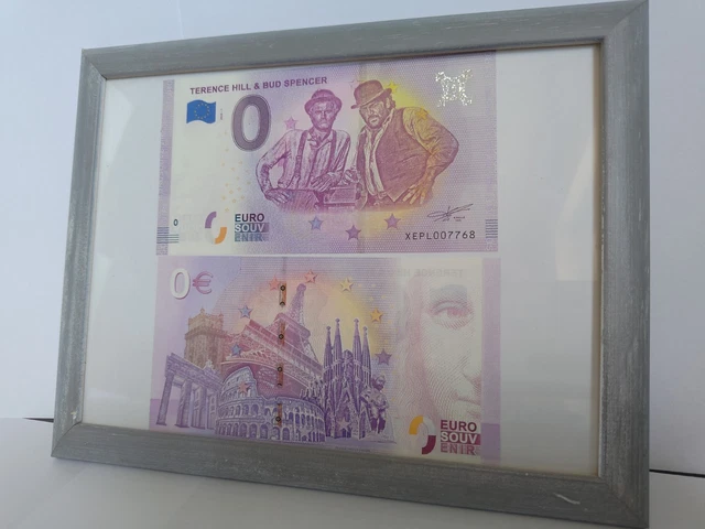 Billet Touristique 0 Euro Allemagne · Terence Hill et Bud Spencer · Souvenir zéro € Note Billet de Banque