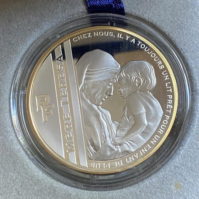 Pièce 10 Euros Commémorative Mère Teresa Belle Épreuve Monnaie De Paris