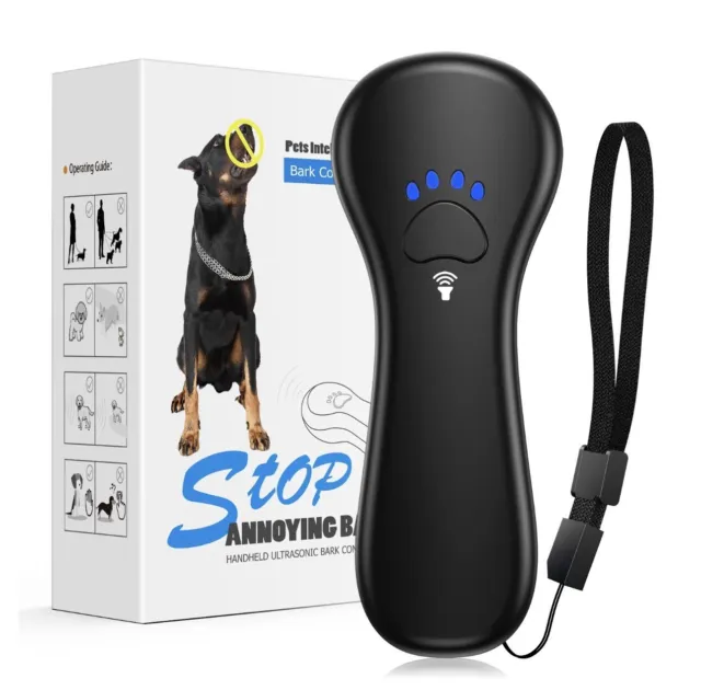Ultrasonic LED Anti Bark Device Dog Training Repeller Ultrasonic Anti Bark Stop