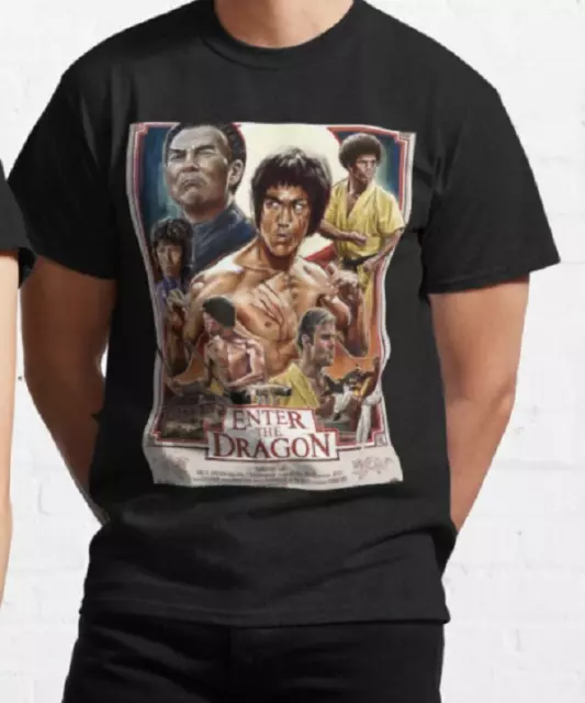Enter The Dragon Movie T-Shirt S-5Xl Unisex Cult 70´S Bruce Lee
