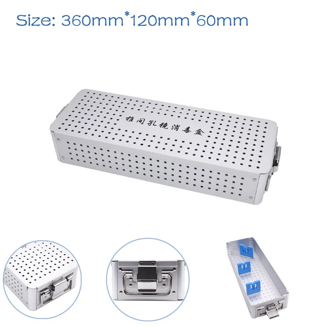 Surgical Instruments Cassette Tray Sterilization Box Medical 360*120*60mm