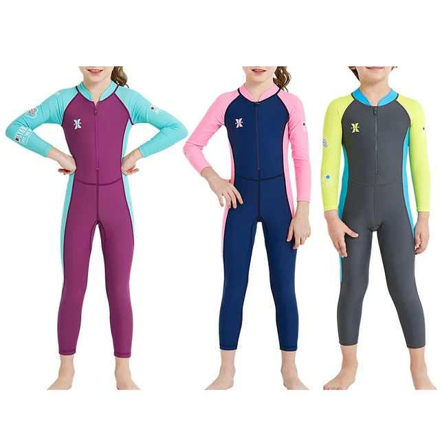 BOY GIRL SWIMSUIT Rash Guard Surfing Swimwear Swim Jumpsuit Wetsuit