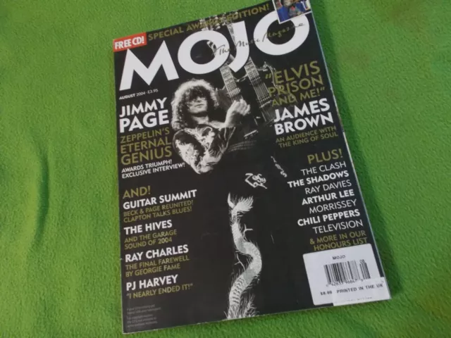 MOJO Magazine (129) August 2004 JIMMY PAGE The Hives PJ HARVEY