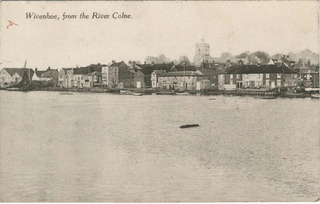 Lovely printed postcard of Wivenhoe, Essex