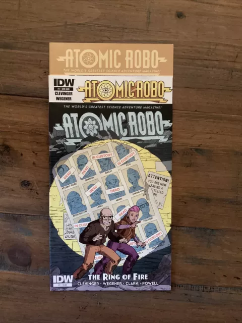 Atomic Robo The Ring Of Fire (2015 IDW) # 1, 1 Variant, 2 🔥 Uncanny X-men...