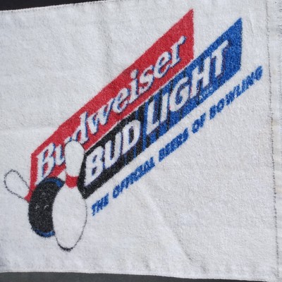 bud light golf towel