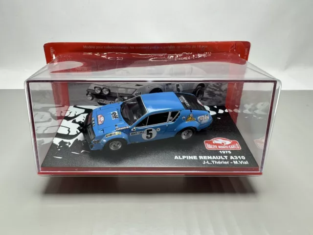 1/43 Altaya Rally Monte-Carlo Alpine Renault A310 Thérier/Vial 1975 (FG)