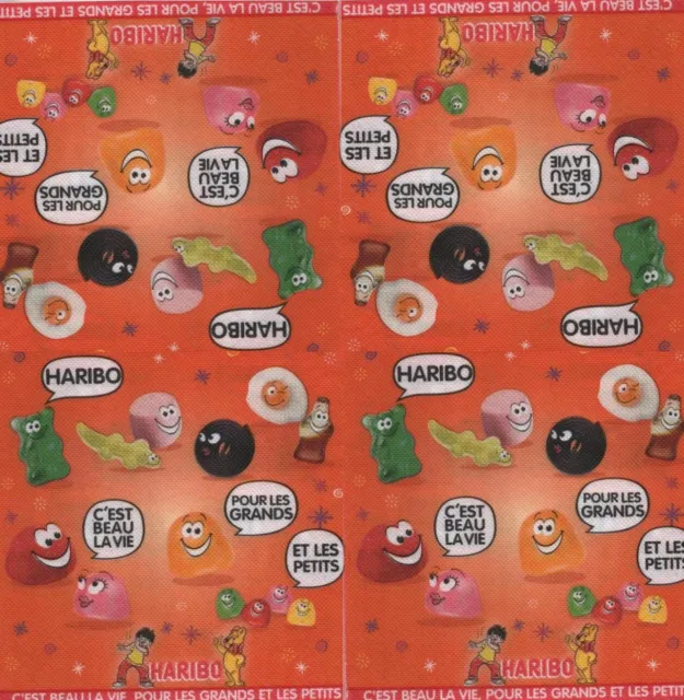 Serviettes papier Haribo publicité Decoupage lot de 5 pièces Dècoration Collage 2