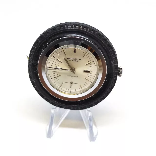BERWITCH orologio da tasca montato su pneumatico in gomma