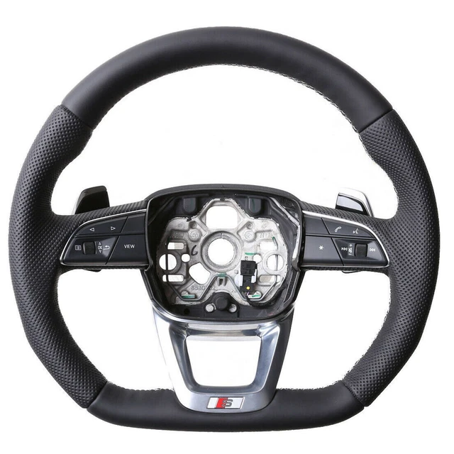 Lenkrad Schaltwippen Aufkleber Für Audi A3 A4 A5 A6 A7 Q5 Q7 | Aluminium Rot