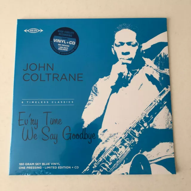 John Coltrane: Ev'Ry Time We Say Goodbye LP, 180 Grams Sky Blue Vinyl, RSD 2022