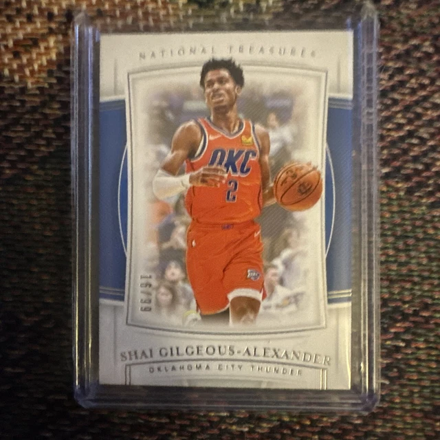 Shai Gilgeous Alexander 2019-20 National Treasures Numbered To 99 Ready To Grade