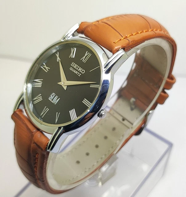 Montre Homme Vintage Moulin à Mouvement Quartz - Bracelet Stretch - Japon - Occasion En Très Bonne Forme