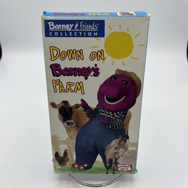VIDÉO BARNEY & Friends "Down On Barney's Farm" Time Life VHS (1992 ...