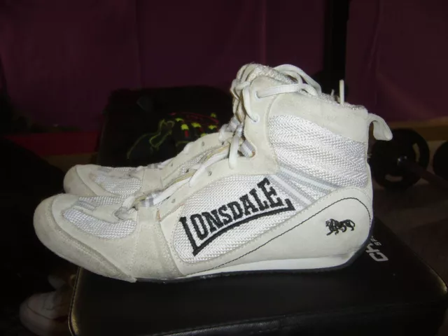 Lonsdale Boxerstiefel größe 42 Boxerschuhe used Boxstiefel