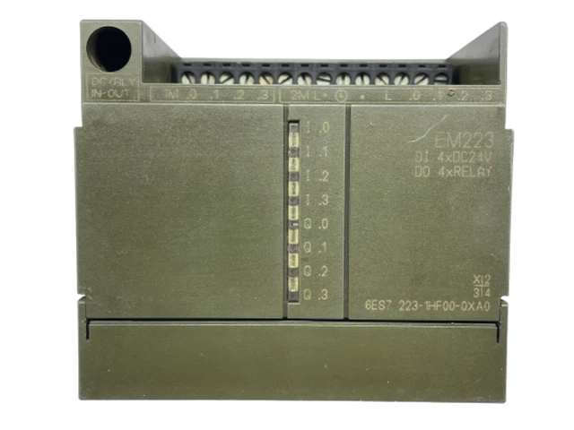 Siemens EM223 6ES7223-1HF00-0CA0 Simatic S7 Digital 4 Entré Sortie Relais Module