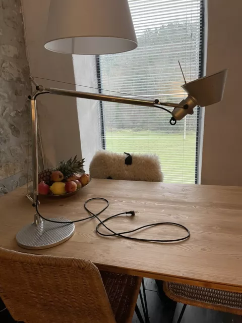 Artemide Tolomeo Mega da tavolLED E27 Lampada da Tavolo con Supporto - Alluminio