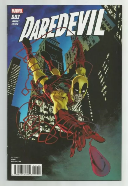 Daredevil #602 ~ Mike Perkins Deadpool Variant Cover ~ Vf/Nm 2018 Marvel Comics