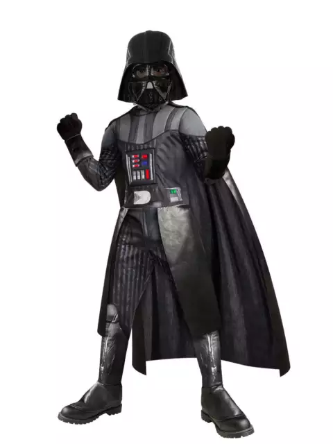 Darth Vader Deluxe Costume Kids Official Disney Star Wars Boys Villain Dress Up