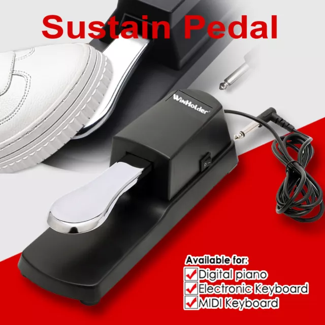 Yamaha Universal Sustain Pedal for Electronic/MIDI Keyboard Digital Piano 1/4"