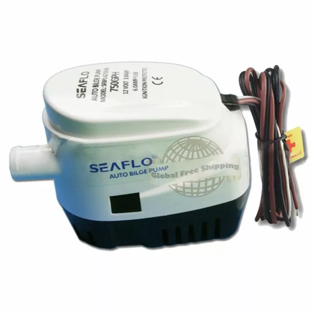 Seaflo 12V Seaflo Automatic Submersible Boat Bilge Water  Pump 750Gph