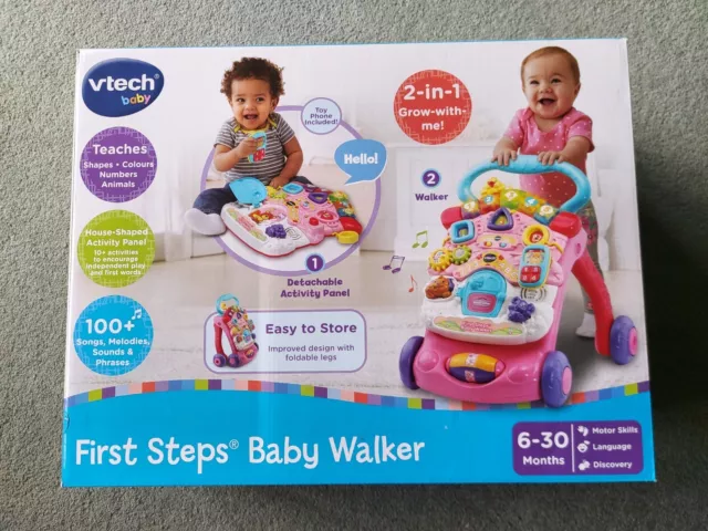 VTech 505653 First Steps Baby Walker - Pink