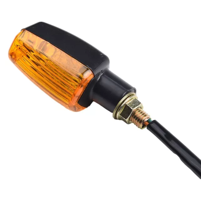 4 X 6 Volt, 6V Moto Clignotants Léger Clignotant Indicateur Avec Ambre Lentille 2