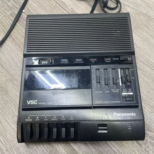 Panasonic RR-830 Vsc Variable Speech Control preowned For Parts or Repair
