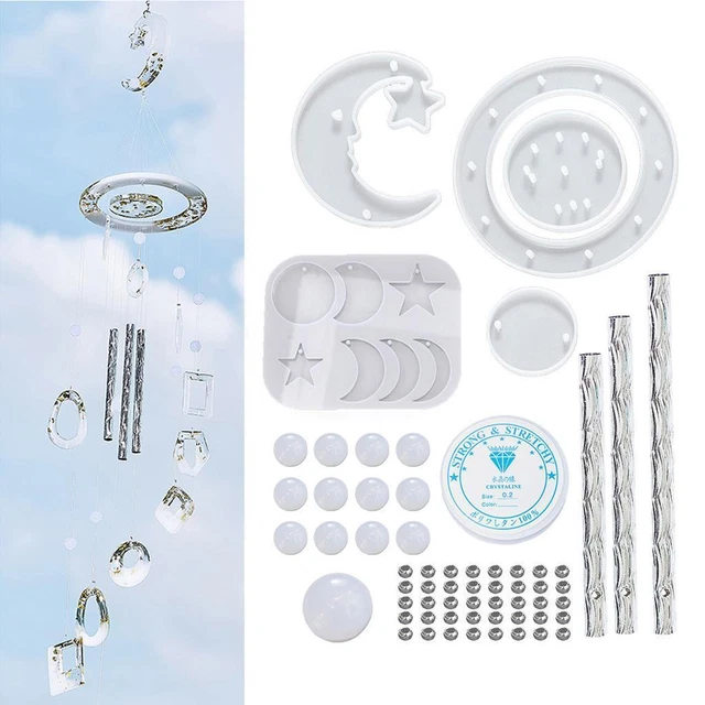 Harz Gießformen Set Gießen Stern Mond Design Dekorationen Wohnkultur DIY