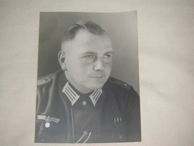 Portrait Foto Soldat 1 WK 2 WK Orden Abzeichen Militaria Auszeichnung Uniform