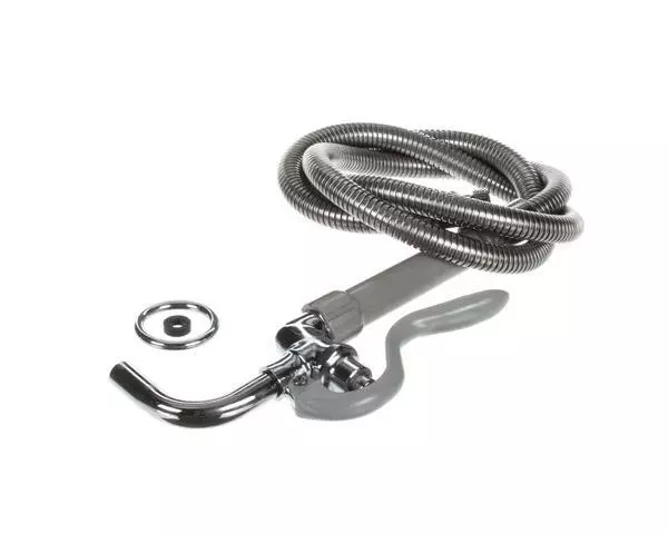 T&S Brass Pot & Glass Filler, Plain End Curved Nozzle, 68 F B-0102 - Free