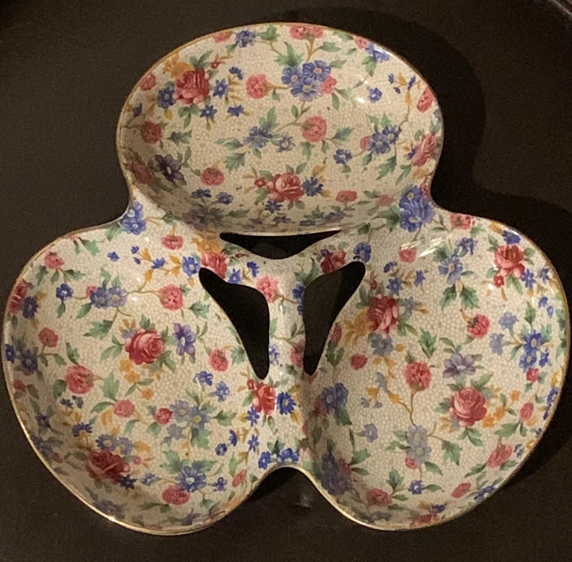 Royal Winton “Old Cottage Chintz” Divided Dish