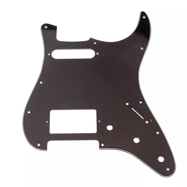 Gitarren Pickguard Scratch Plate für Strat Parts HS Single Humbucker 3Ply Black