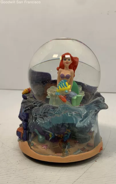 Disney Under The Sea Musical Snow Globe The Little Mermaid Home Decorative