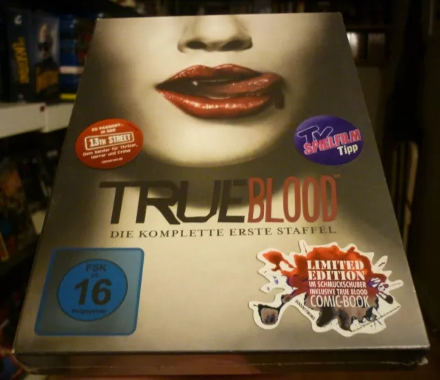 True Blood - Die komplette Staffel 1 # 5-DVD-BOX-NEU, LIMITED COMIC EDITION, RAR