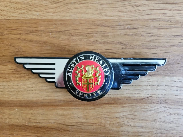 austin-healey-sprite-replacement-winged-badge-5-00-picclick-uk
