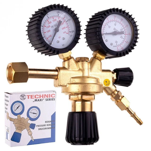 Reducer til Gascylinder Argon CO2 Blanding Mig Mag Tig Ventil