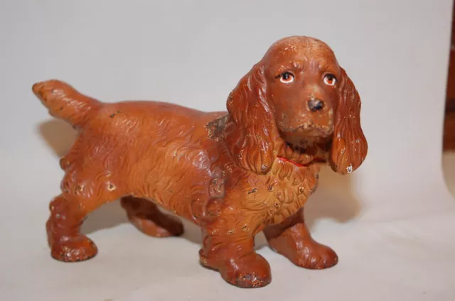 Cast Iron "Spaniel (Small)" Doorstop Made By Hubley