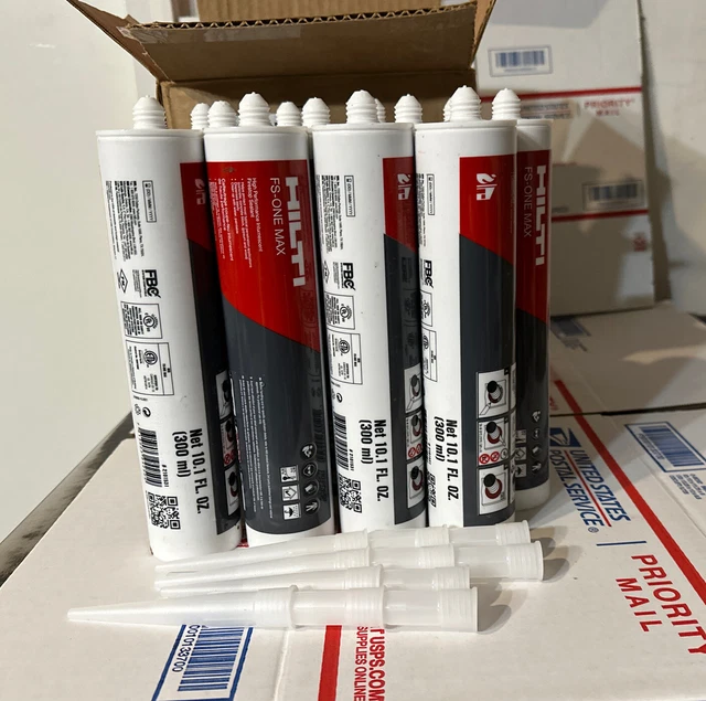 12HILTI FSONE MAX 2101531 High Performance Firestop Sealant Pack Of