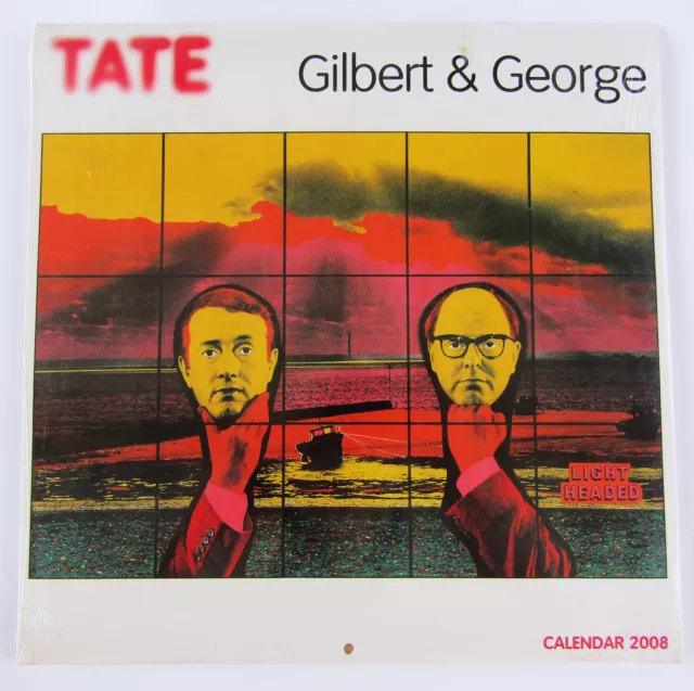 Gilbert & George 2008 Wall Calendar (Tate) - New & Sealed. Extremely Rare