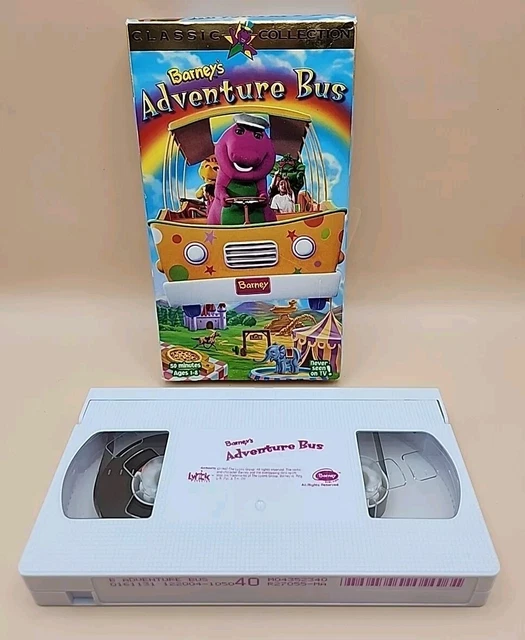 barney-friends-vhs-1997-video-tape-adventure-bus-classic-collection